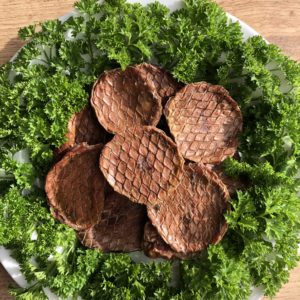 Лакомства сушёные :Семенники говяжьи 200 руб/100 гр.